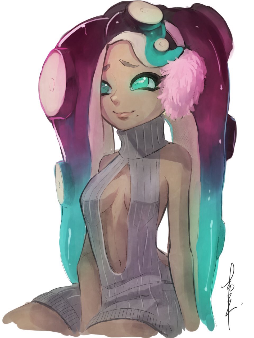 Marina (Splatoon) Rule 34 Image
