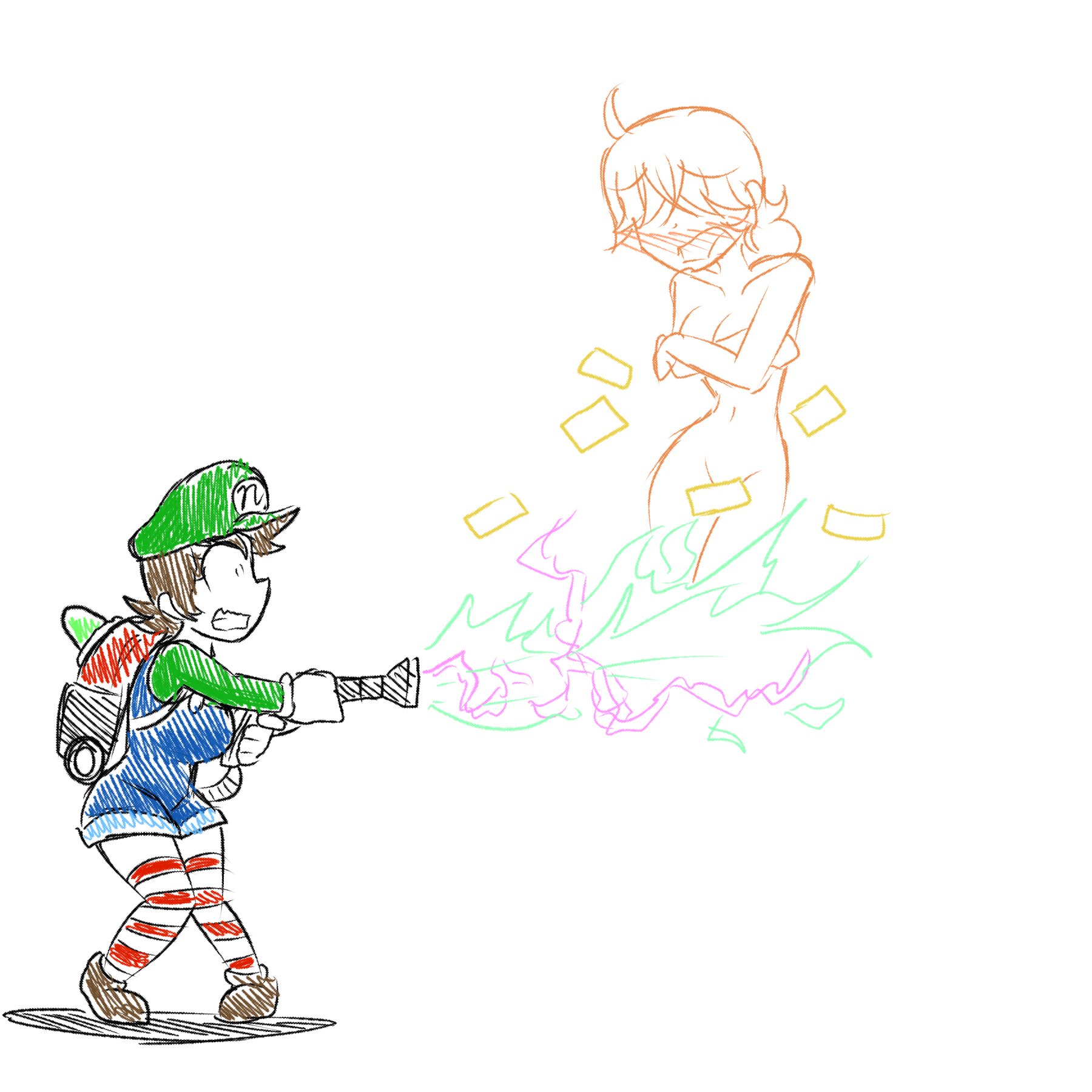 Luigi (Cosplay) Rule 34 Image
