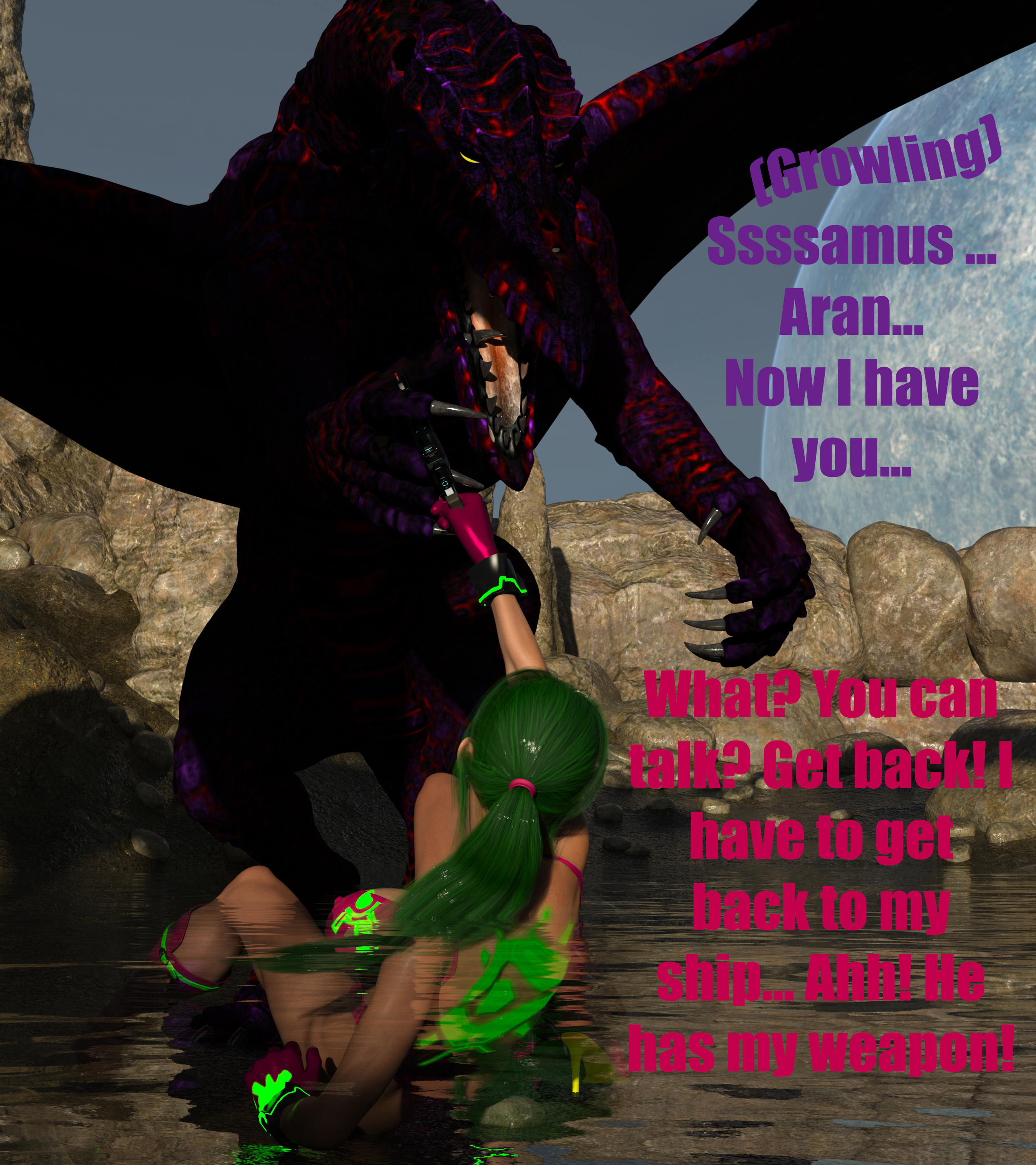 Ridley (Metroid) Rule 34 Image