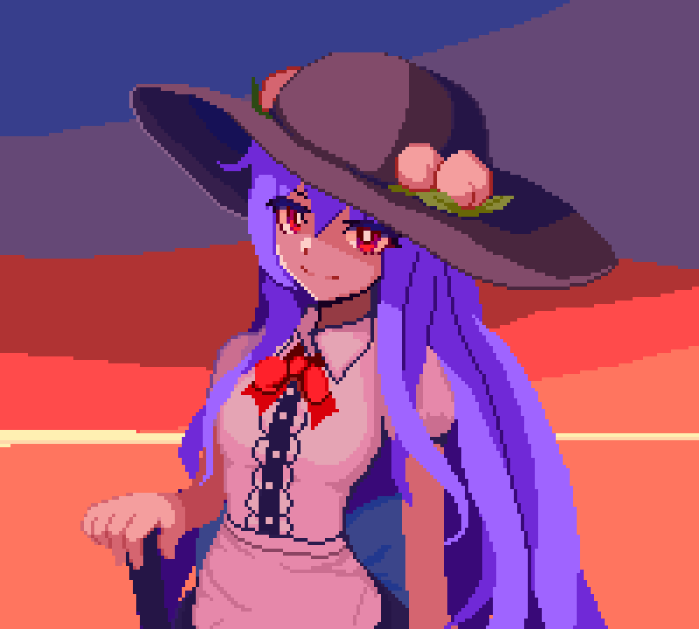 Hinanawi Tenshi (Touhou) Rule 34 Image