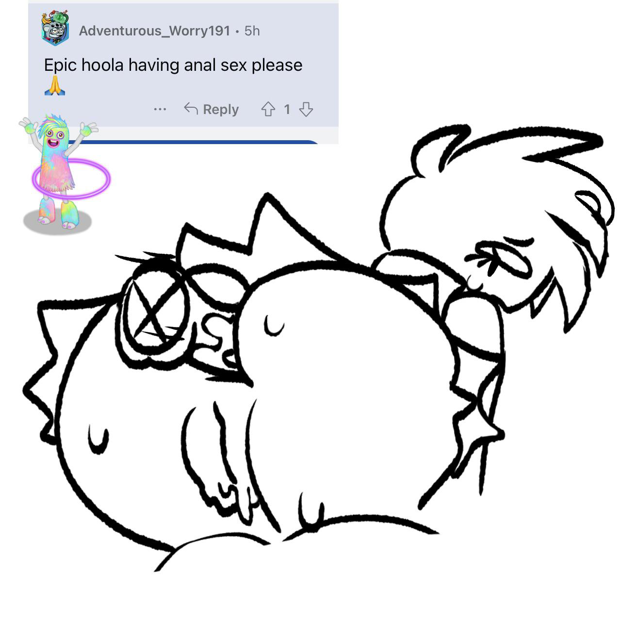 Epic Hoola (My Singing Monsters) Rule 34 Image
