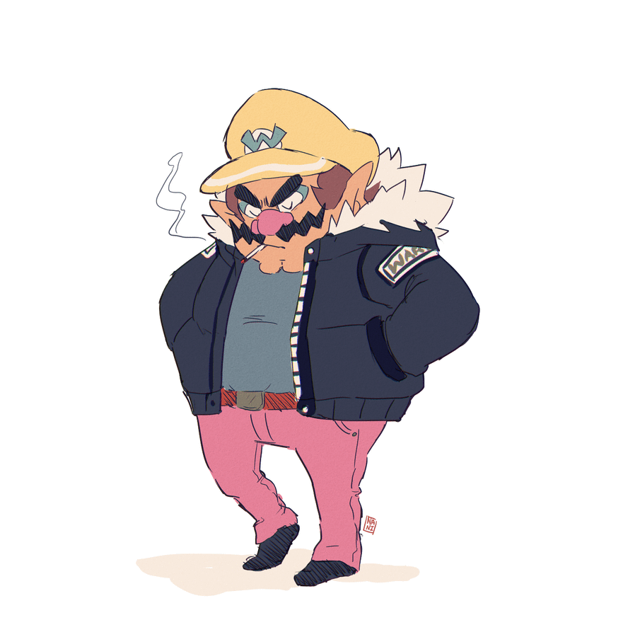 Wario (Mario (Series)) Rule 34 Image