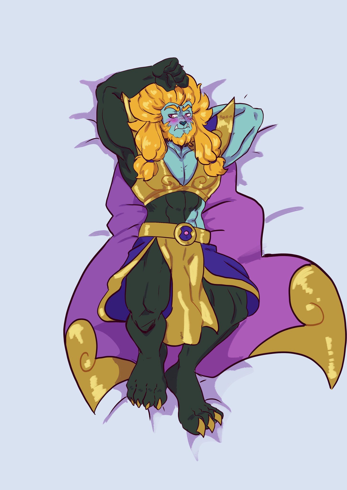 Azure Lion (Lego Monkie Kid) Rule 34 Image