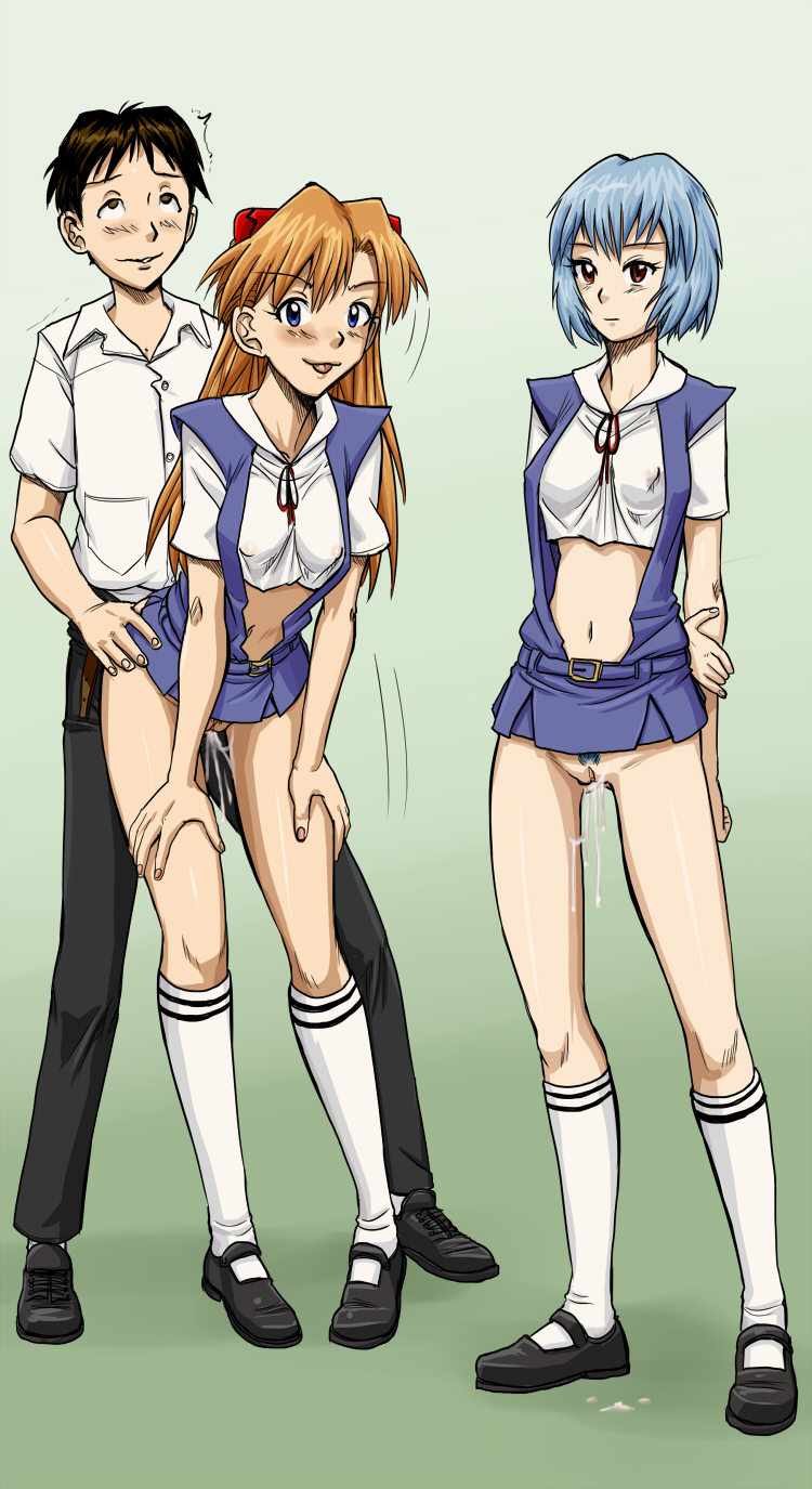 Ayanami Rei (Neon Genesis Evangelion) Rule 34 Image