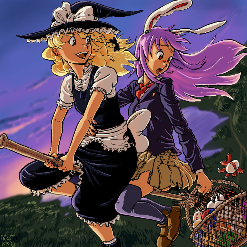 Kirisame Marisa (Easter) Rule 34 Image