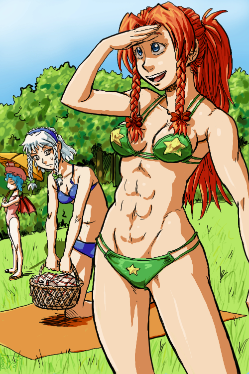 Hong Meiling (Touhou) Rule 34 Image