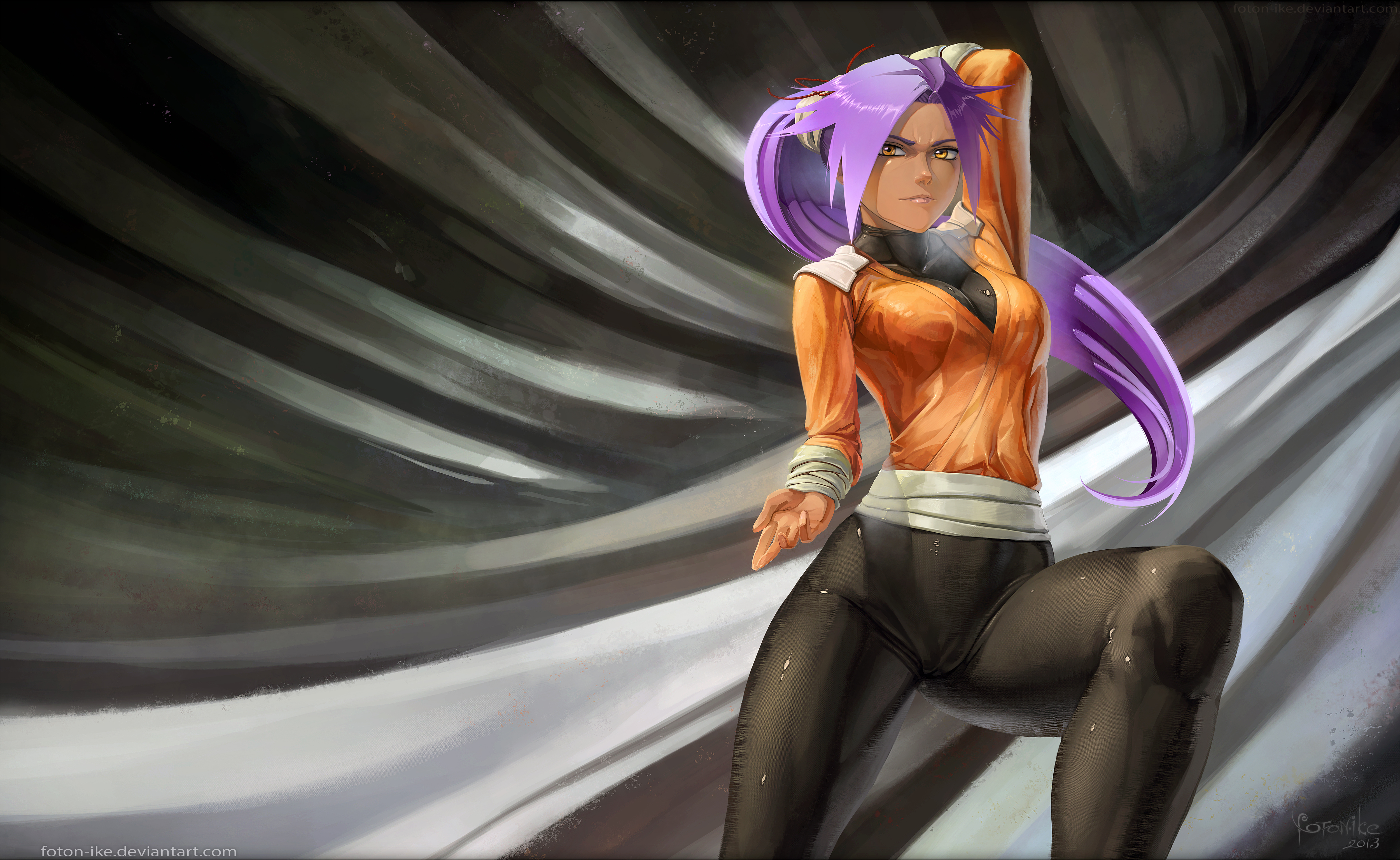 Shihouin Yoruichi (Bleach) Rule 34 Image