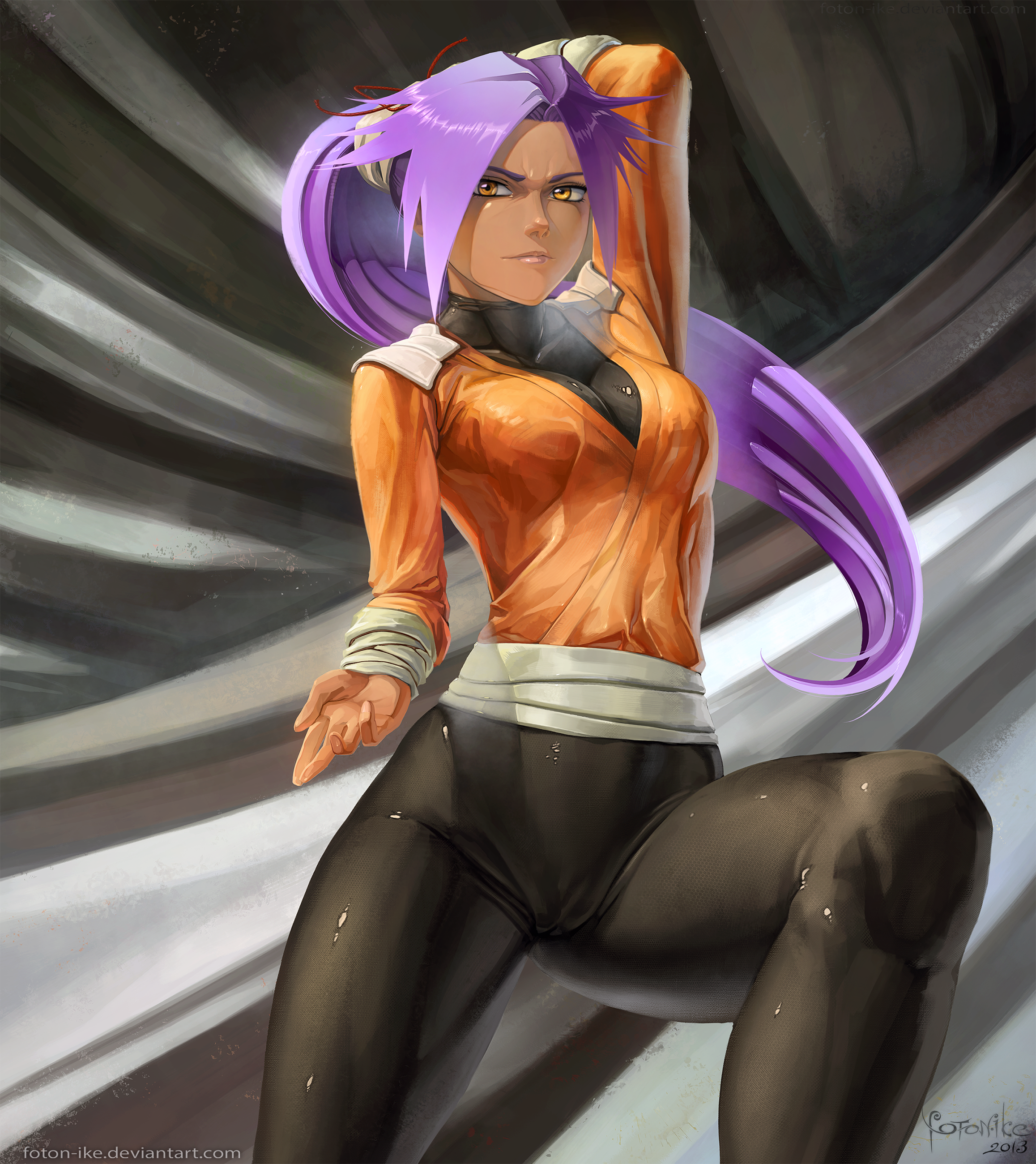 Shihouin Yoruichi (Bleach) Rule 34 Image