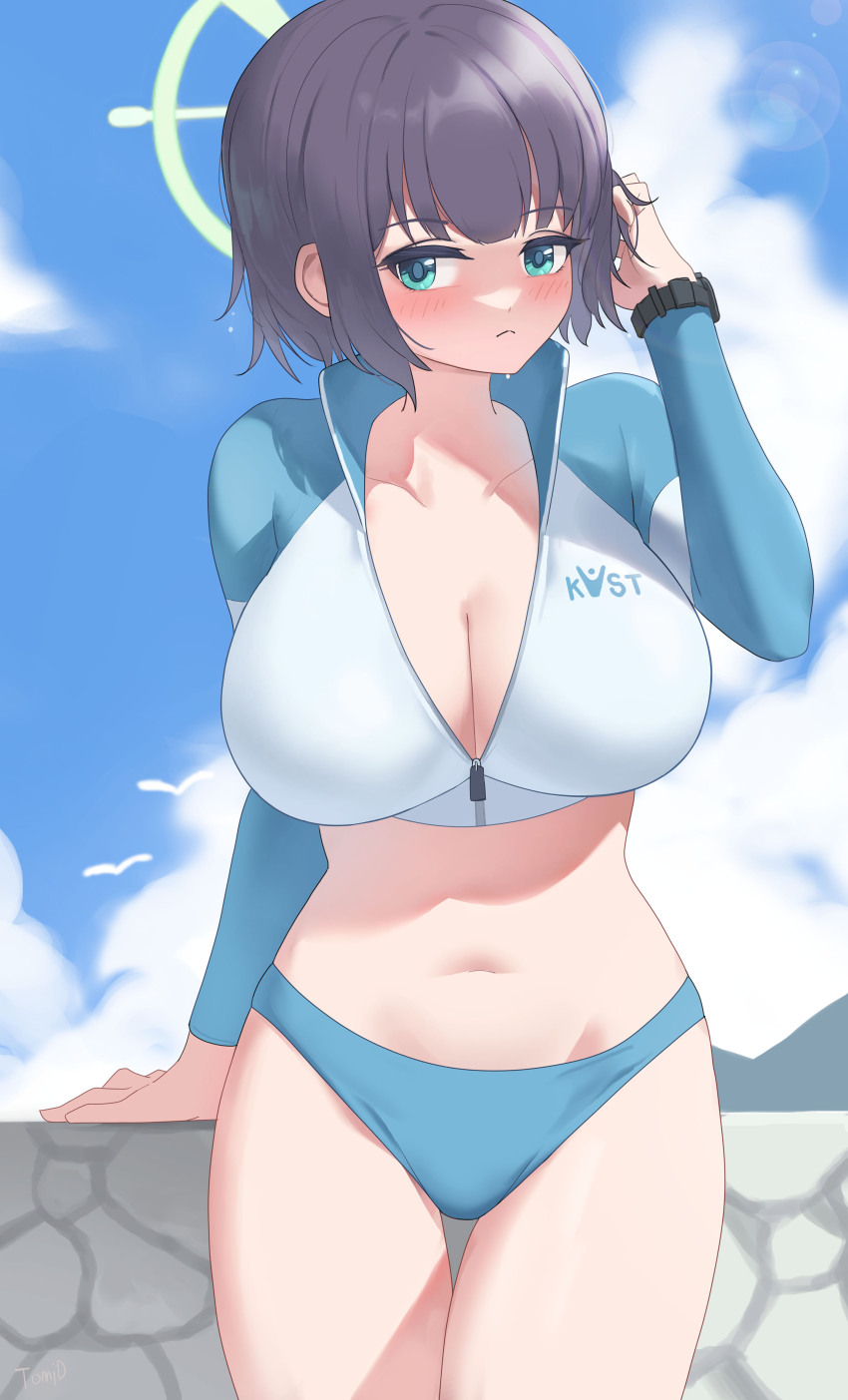 Saki (Blue Archive) Rule 34 Image
