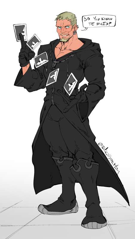 Luxord (Kingdom Hearts) Rule 34 Image