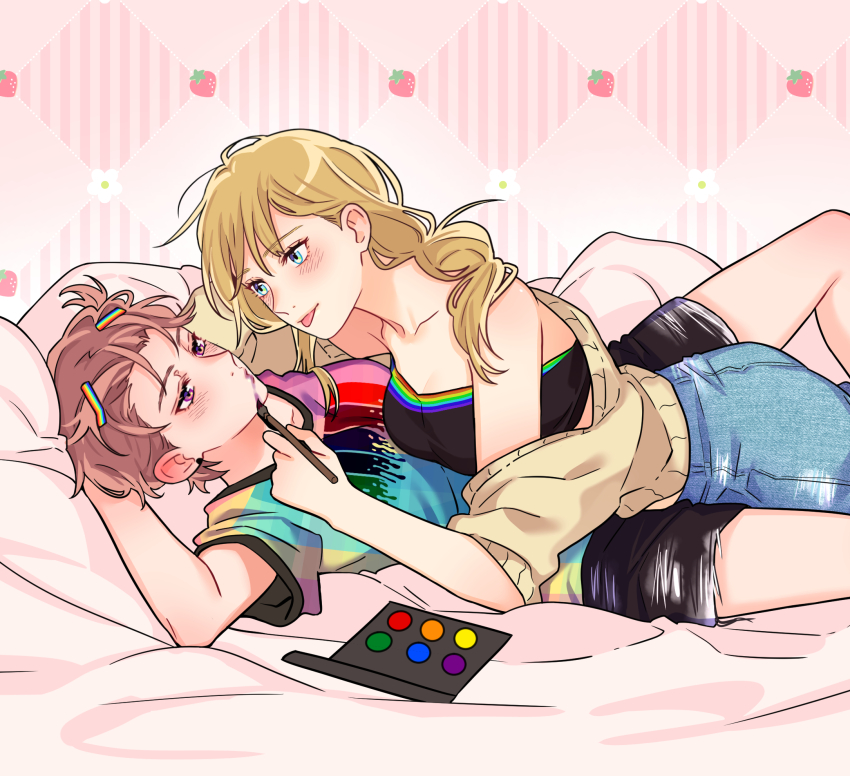 Lesbians Doing Makeup (Meme) Rule 34 Image