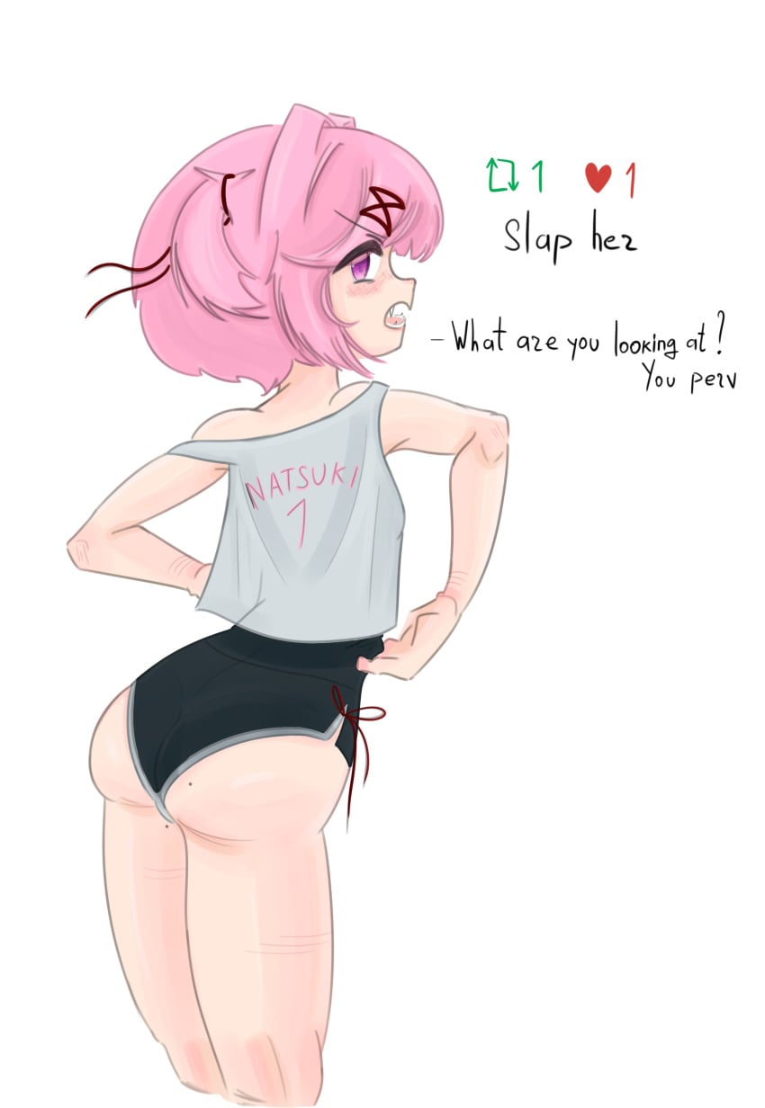 Natsuki (Doki Doki Literature Club) Rule 34 Image