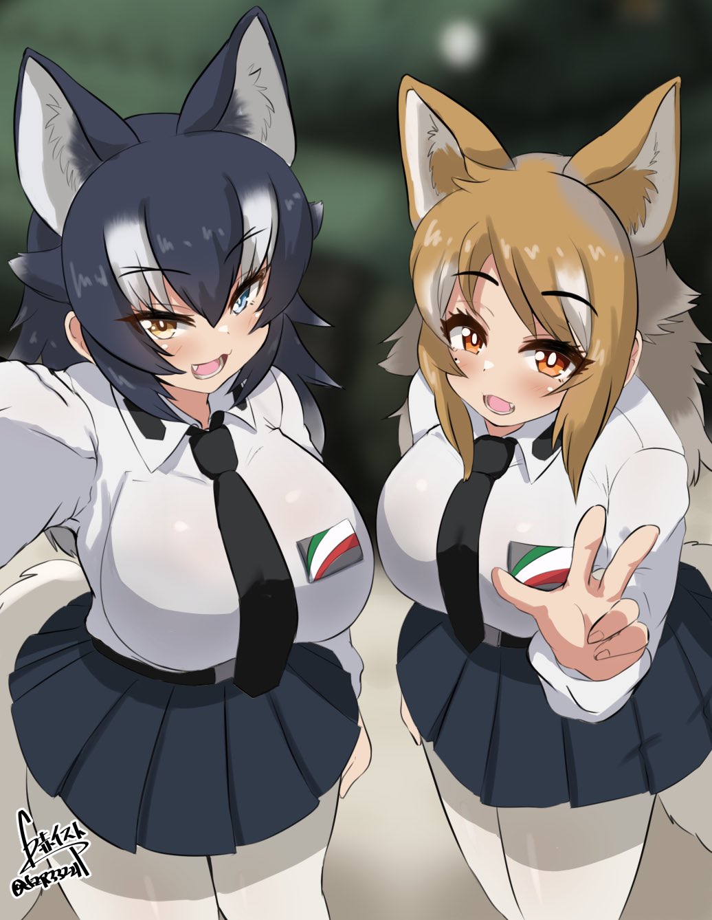Grey Wolf (Kemono Friends) Rule 34 Image