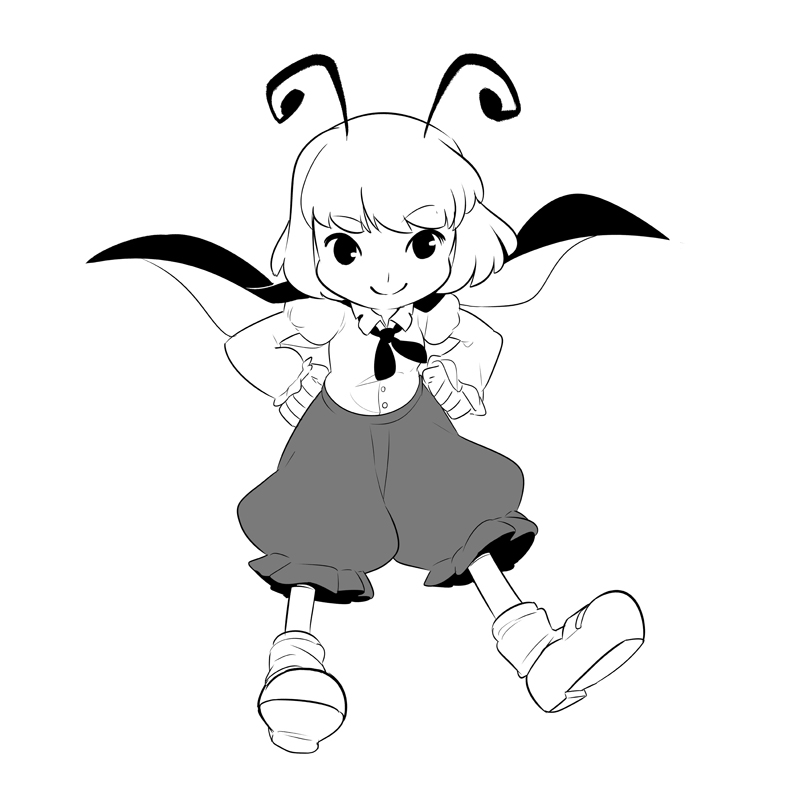 Wriggle Nightbug (Touhou) Rule 34 Image
