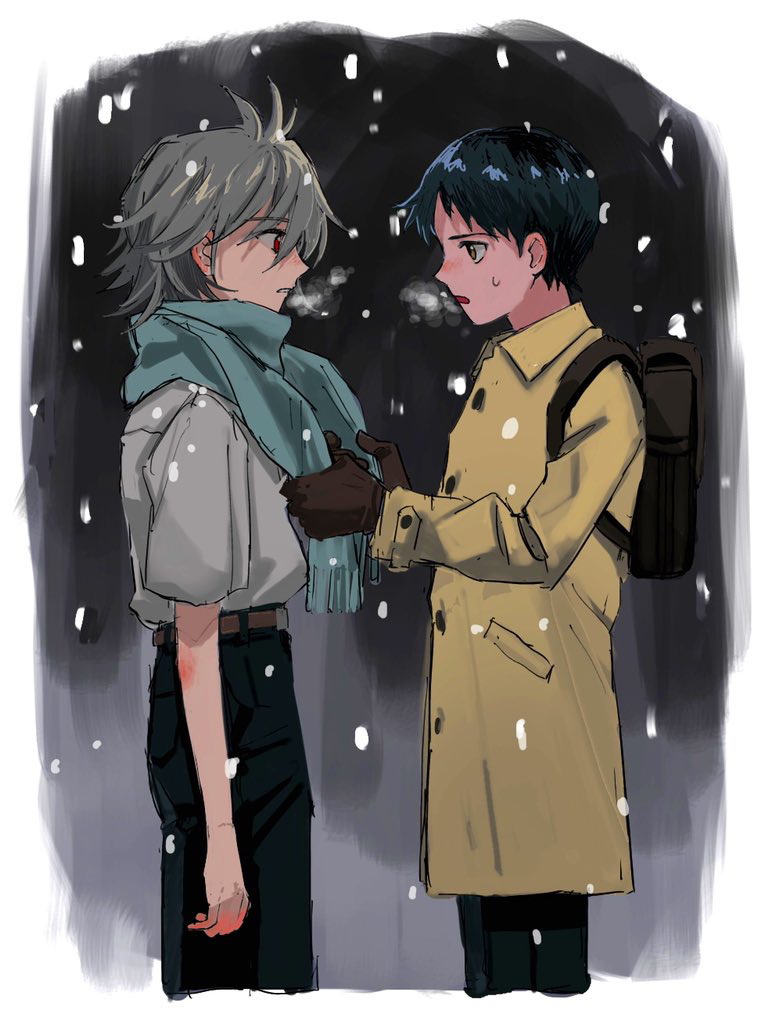 Ikari Shinji (Nagisa Kaworu) Rule 34 Image