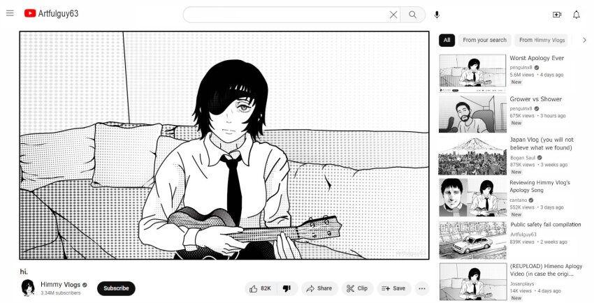 Cr1tikal (Chainsaw Man) Rule 34 Image