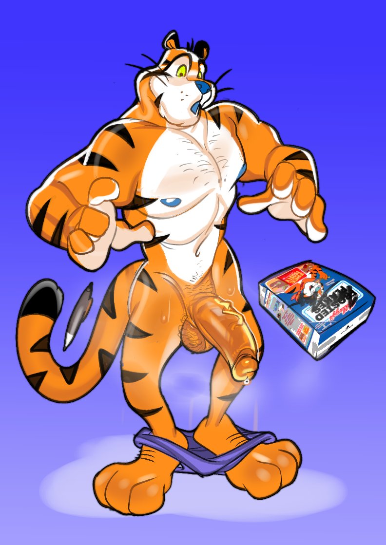 Tony The Tiger (Frosted Flakes) Rule 34 Image
