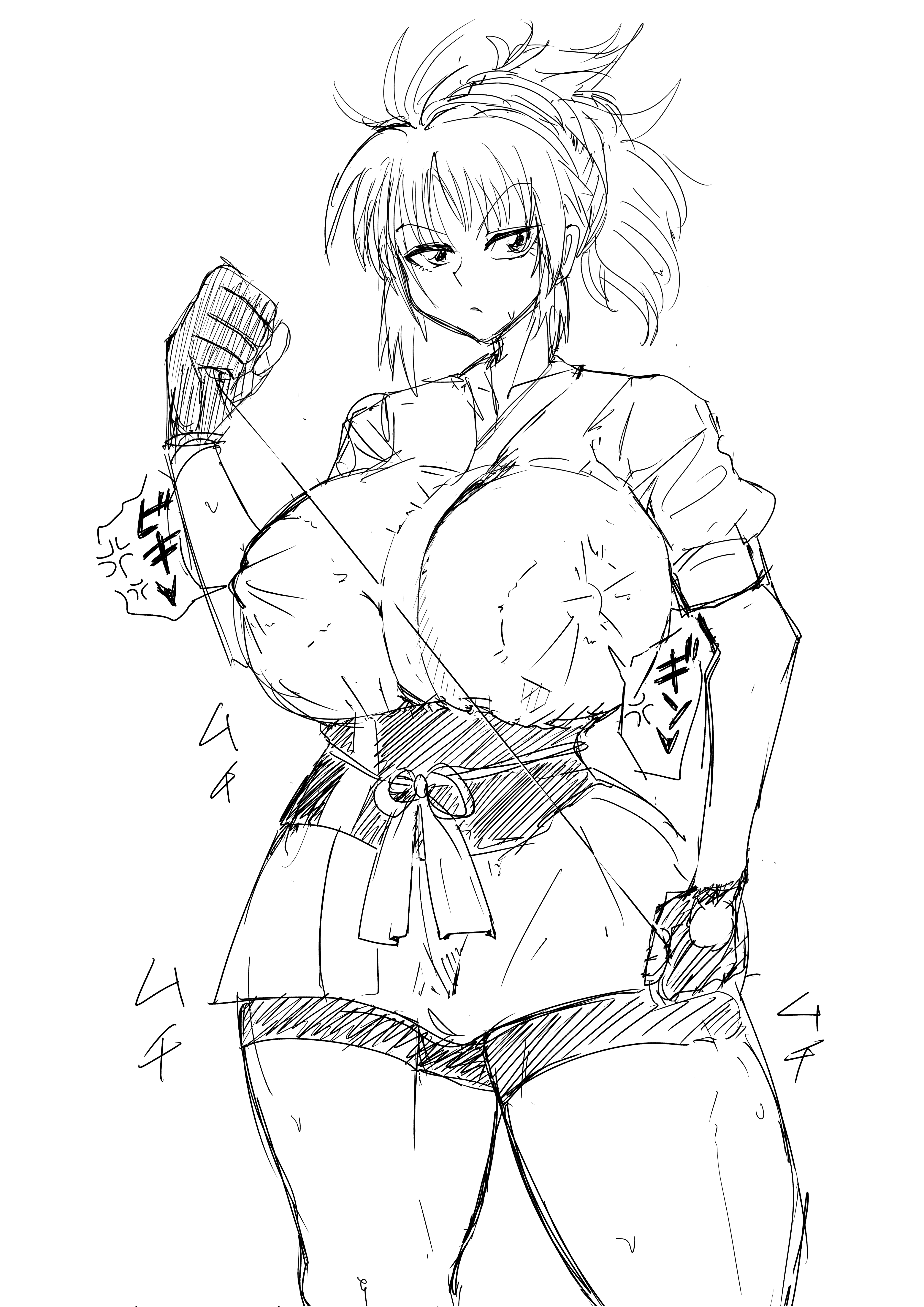 Machi Komacine (Hunter X Hunter) Rule 34 Image