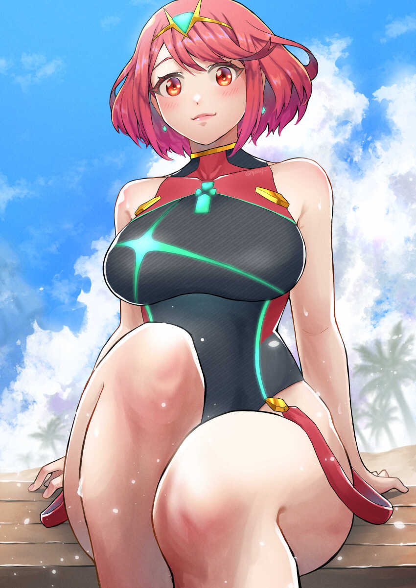 Pyra (Pro Swimmer) (Xenoblade) Rule 34 Image