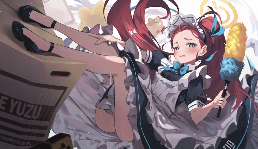 Yuzu (Maid) (Blue Archive) Rule 34 Image