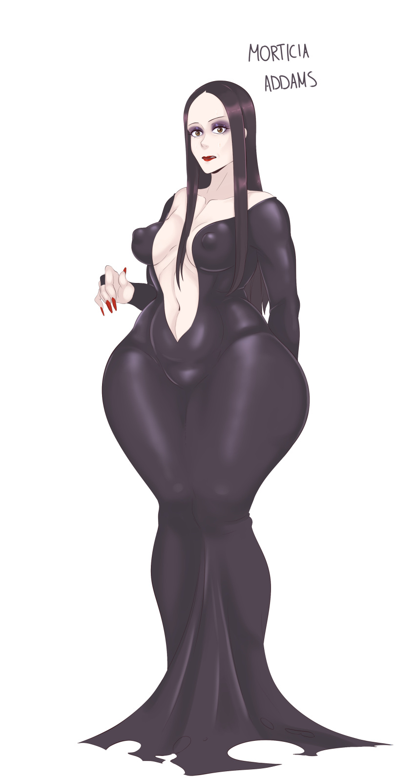 Morticia Addams (The Addams Family) Rule 34 Image
