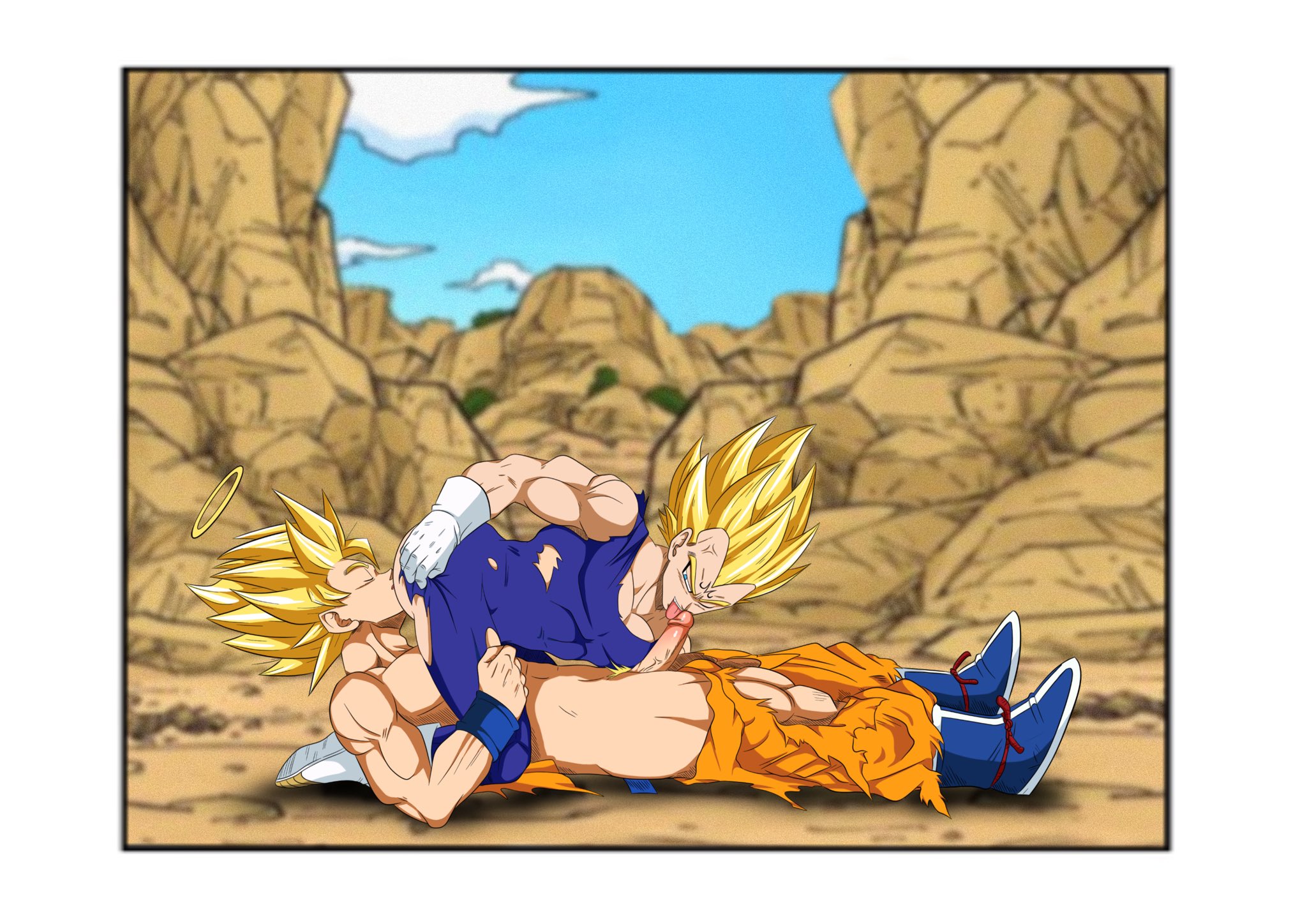 Son Goku (Dragon Ball) Rule 34 Image