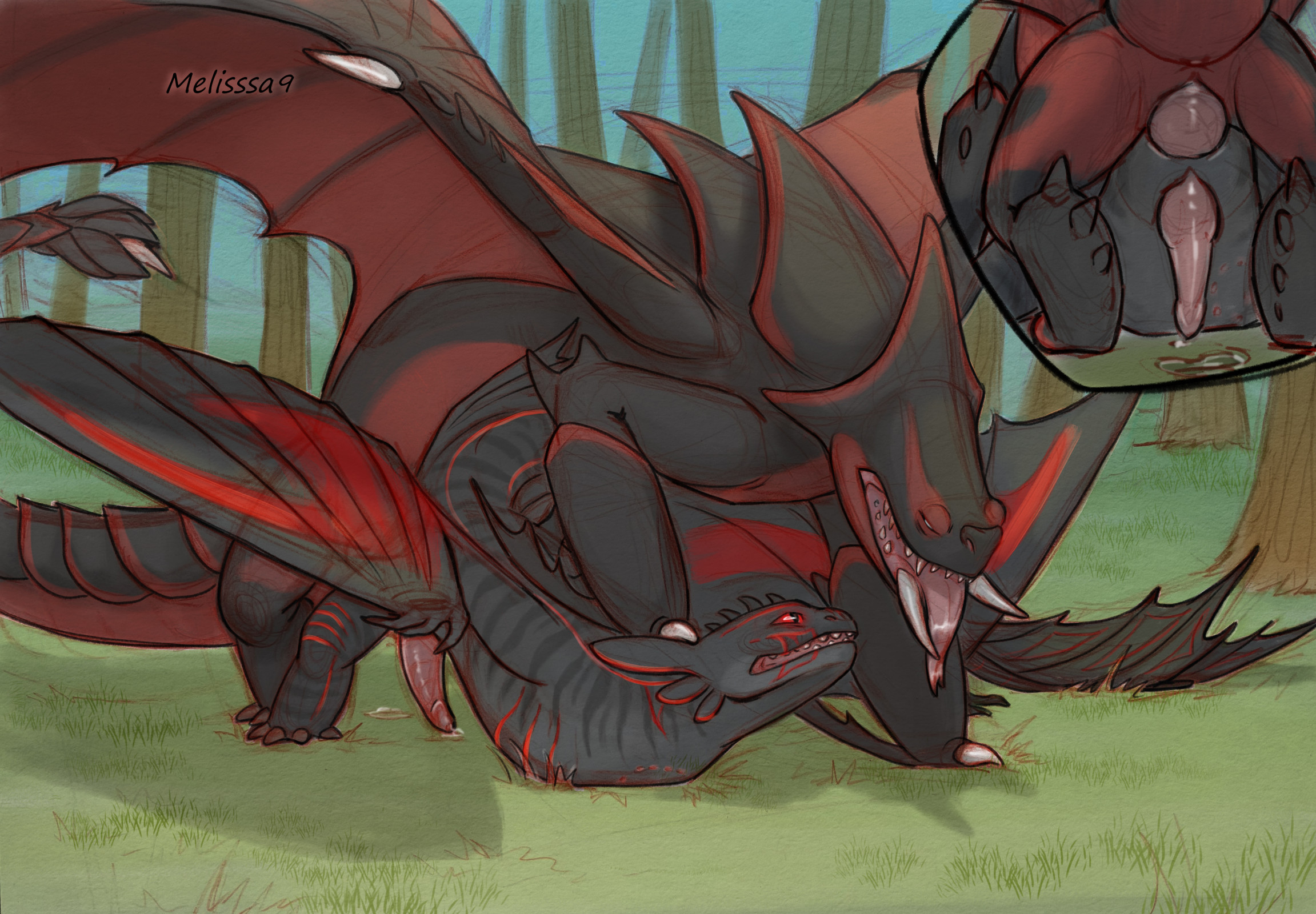 Night Fury (Dreamworks) Rule 34 Image