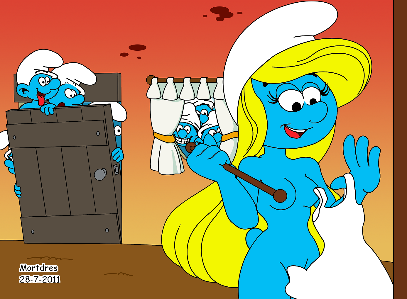 Smurfette (The Smurfs) Rule 34 Image