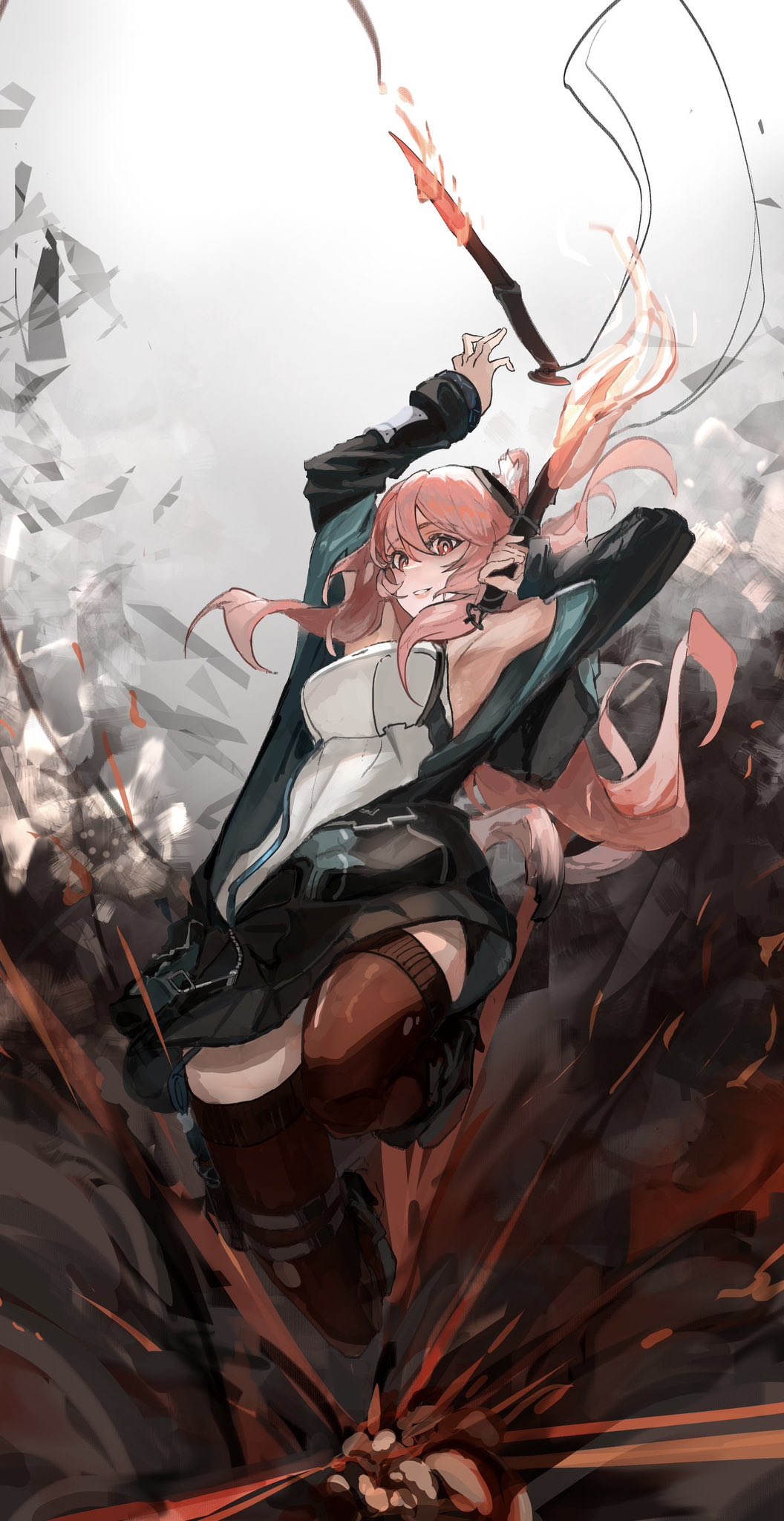 Gravel (Arknights) Rule 34 Image
