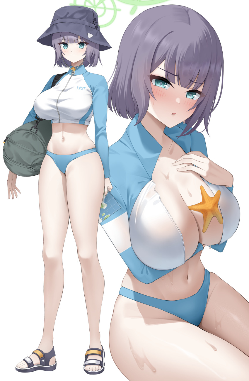Saki (Blue Archive) Rule 34 Image