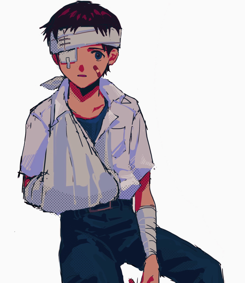 Ikari Shinji (Neon Genesis Evangelion) Rule 34 Image