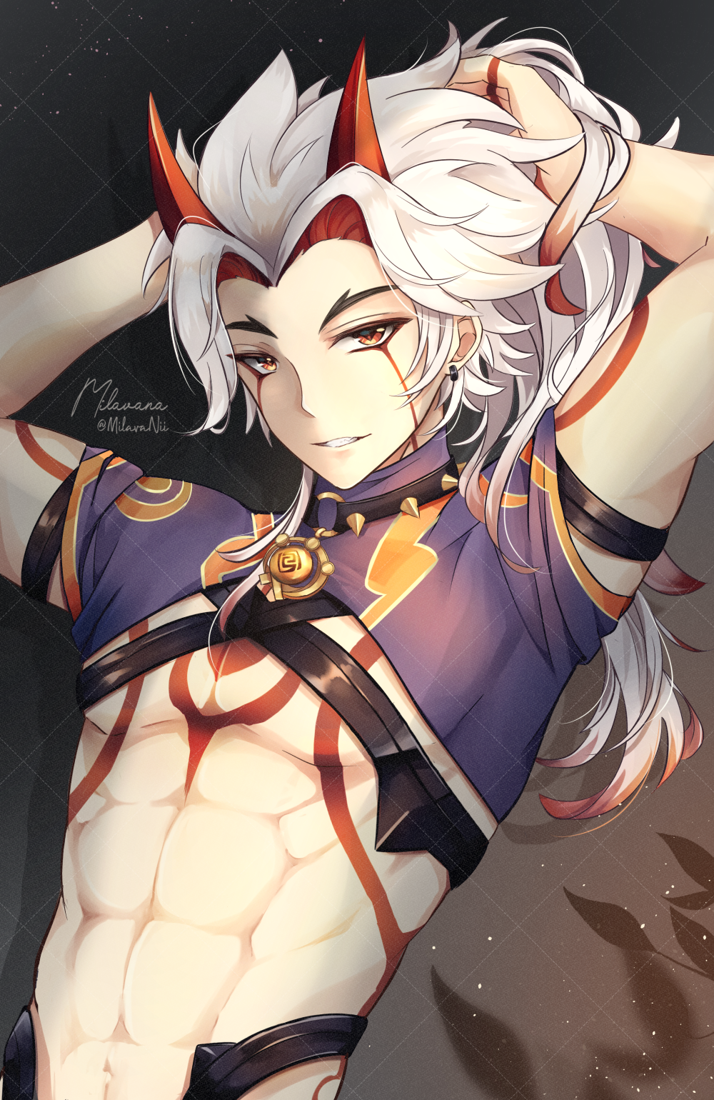 Arataki Itto (Genshin Impact) Rule 34 Image
