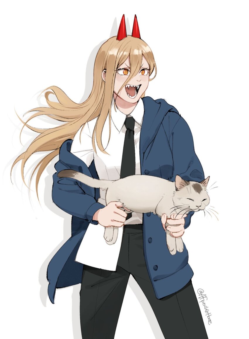 Meowy (Chainsaw Man) Rule 34 Image