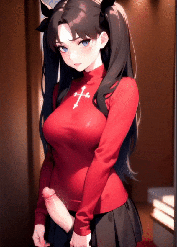 Tohsaka Rin (Fate/Stay Night) Rule 34 Image