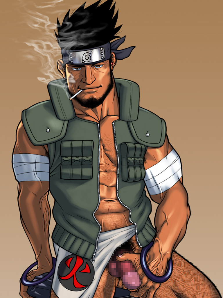 Sarutobi Asuma (Naruto) Rule 34 Image