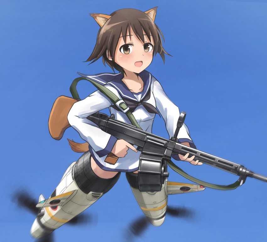 Miyafuji Yoshika (Strike Witches) Rule 34 Image