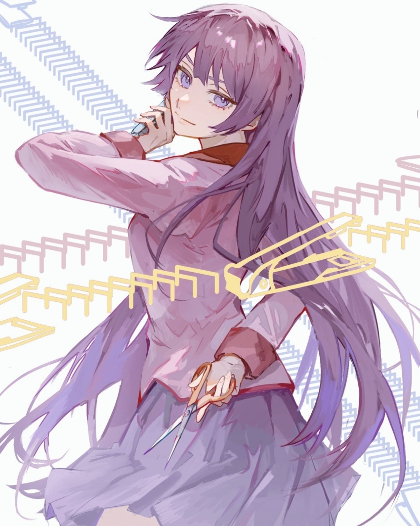 Senjougahara Hitagi (Bakemonogatari) Rule 34 Image