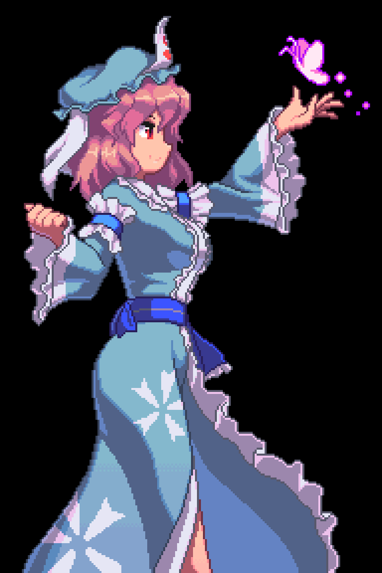 Saigyouji Yuyuko (Touhou) Rule 34 Image