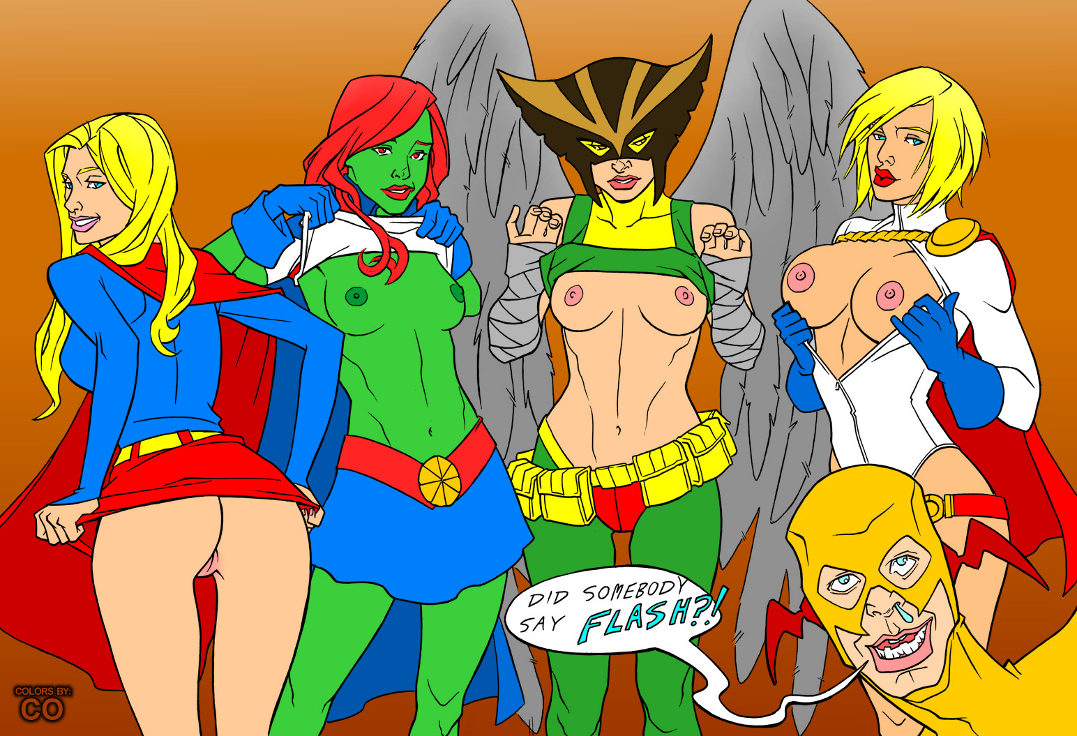 Hawkgirl (Dc) Rule 34 Image