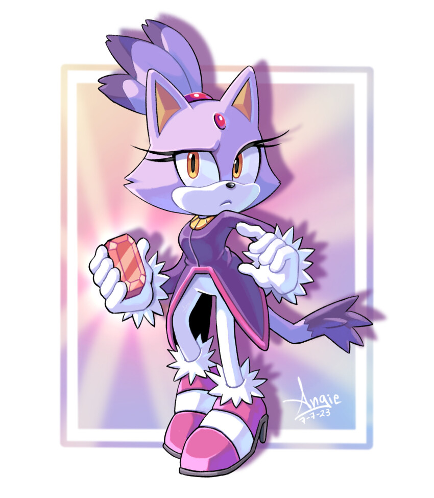 Blaze The Cat (Sonic (Series)) Rule 34 Image