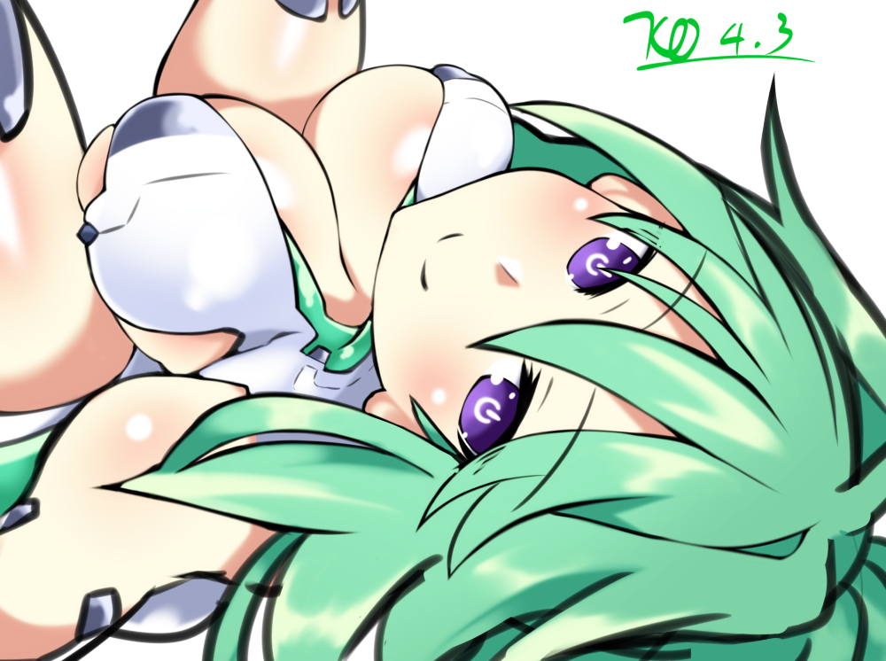 Green Heart (Neptunia) Rule 34 Image