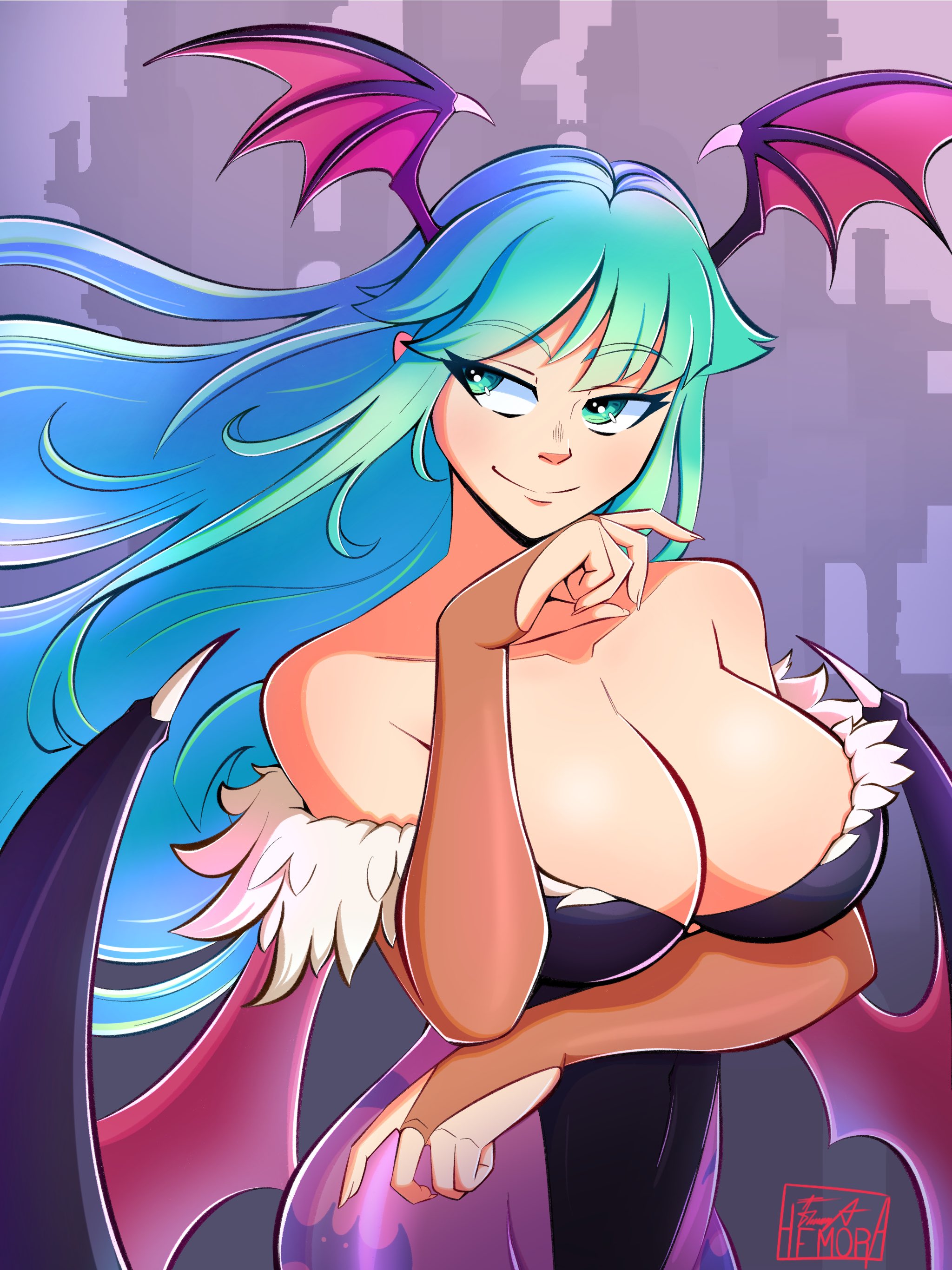 Morrigan Aensland (Darkstalkers) Rule 34 Image