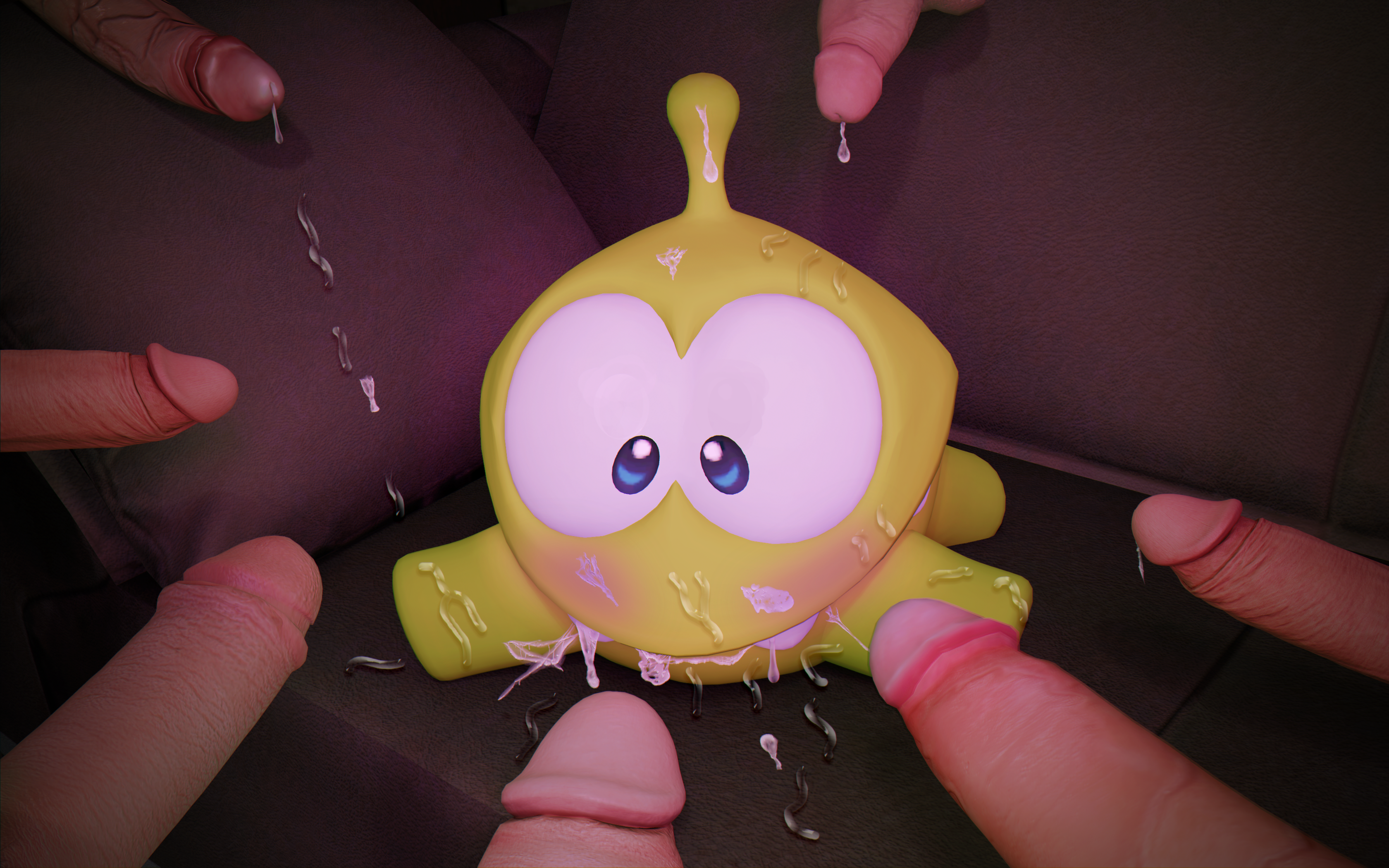 Om Nom (Cut The Rope) Rule 34 Image