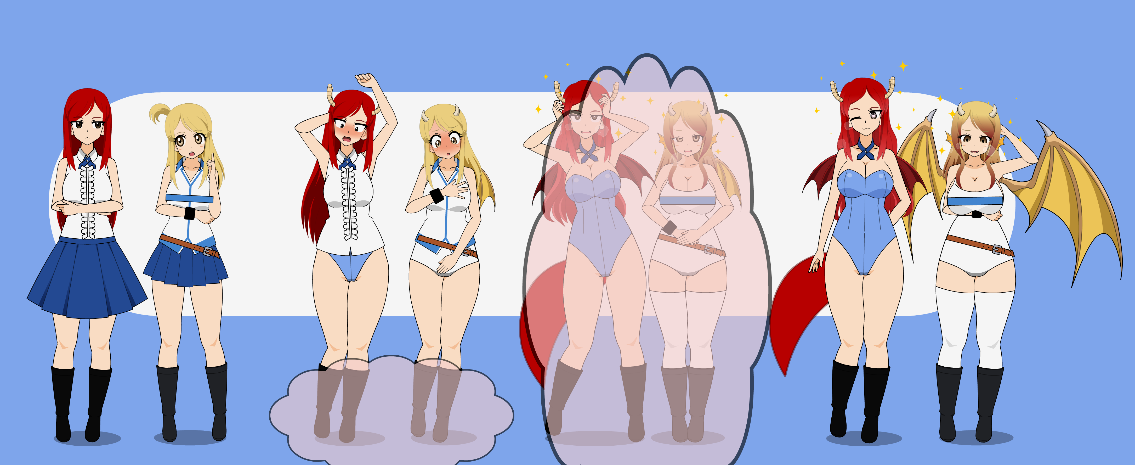 Erza Scarlet (Fairy Tail) Rule 34 Image
