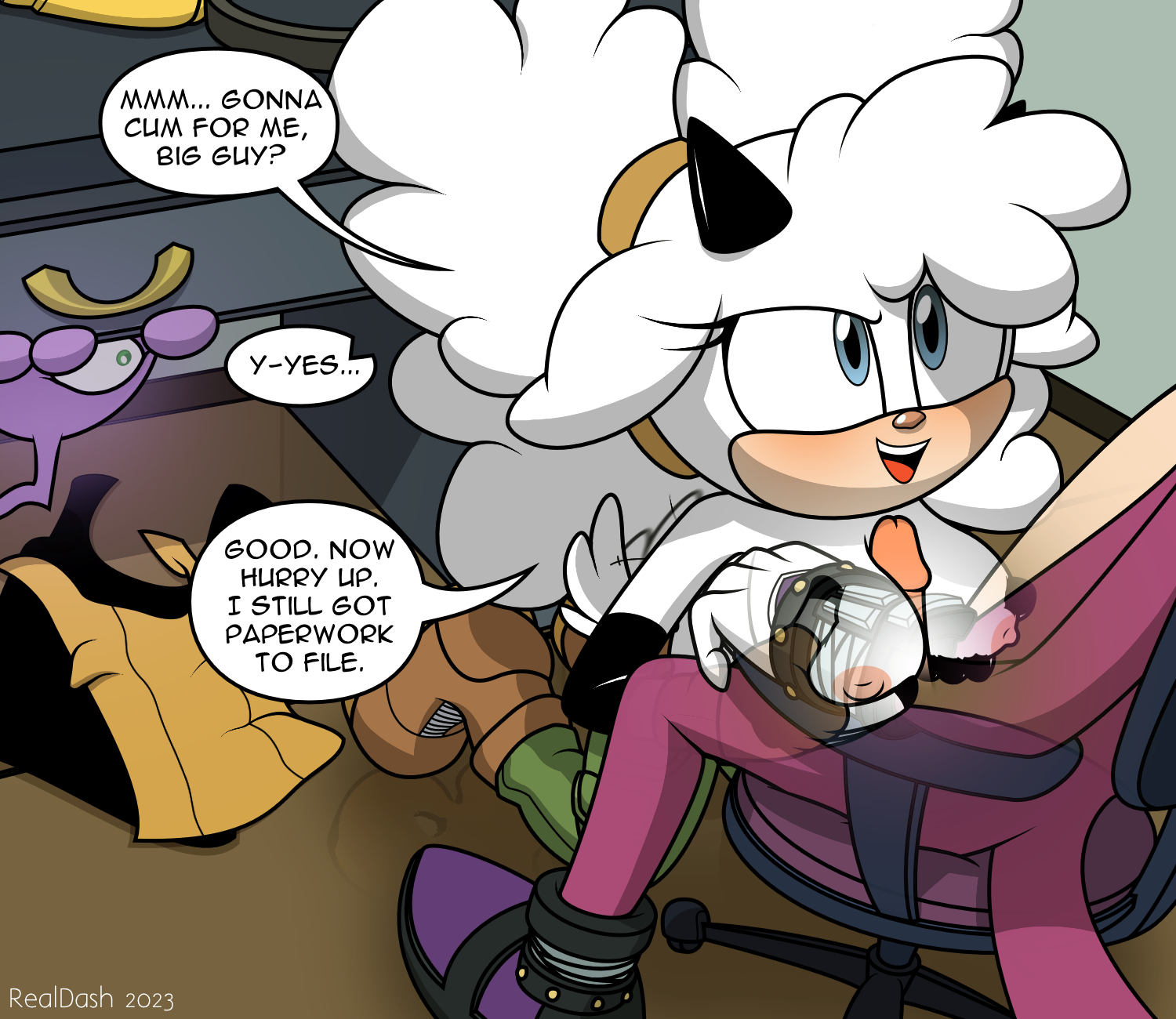 Espio The Chameleon (Idw Comics) Rule 34 Image