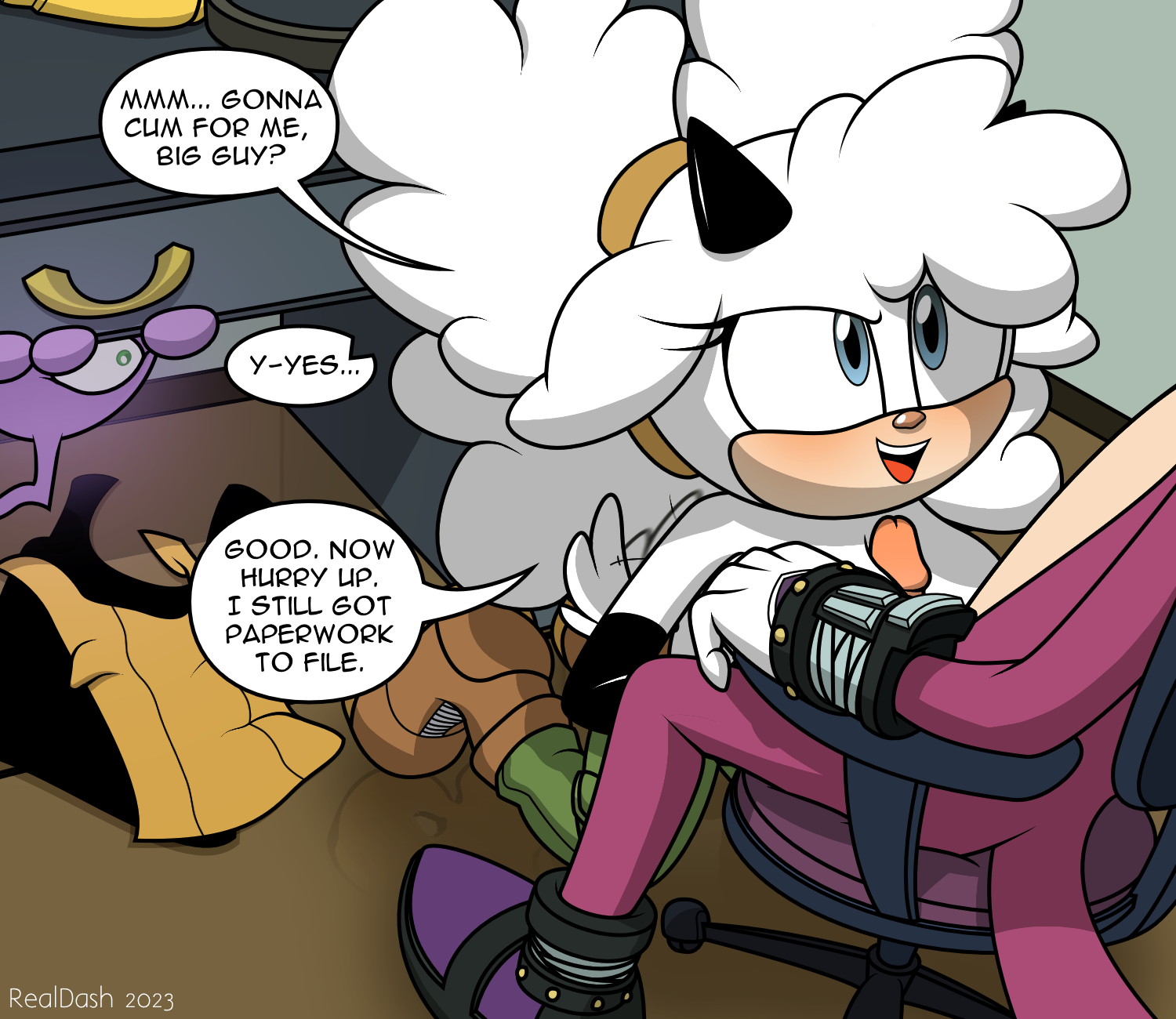 Espio The Chameleon (Idw Comics) Rule 34 Image