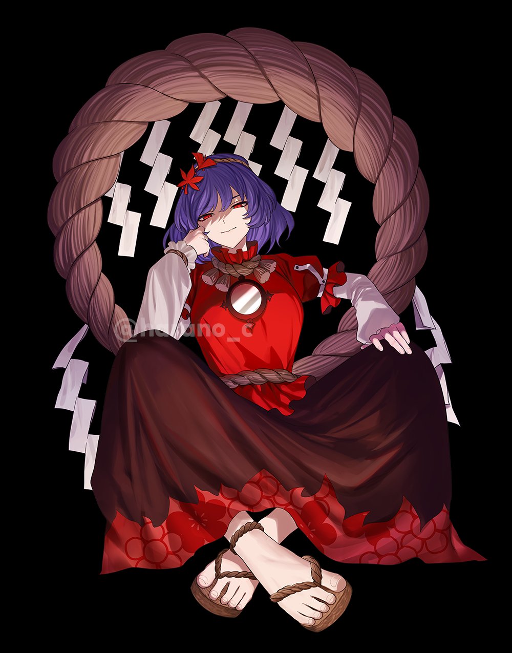Yasaka Kanako (Touhou) Rule 34 Image