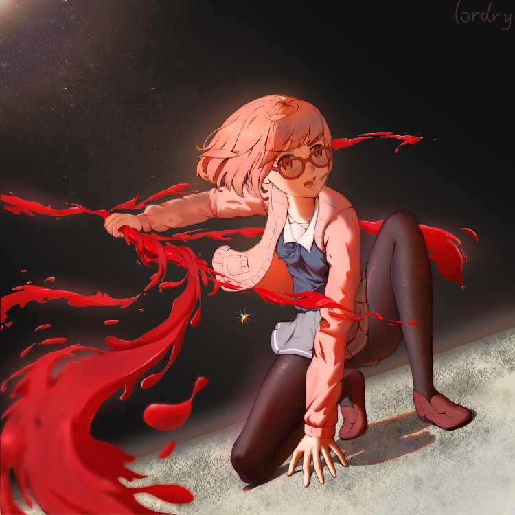 Kuriyama Mirai (Kyoukai No Kanata) Rule 34 Image