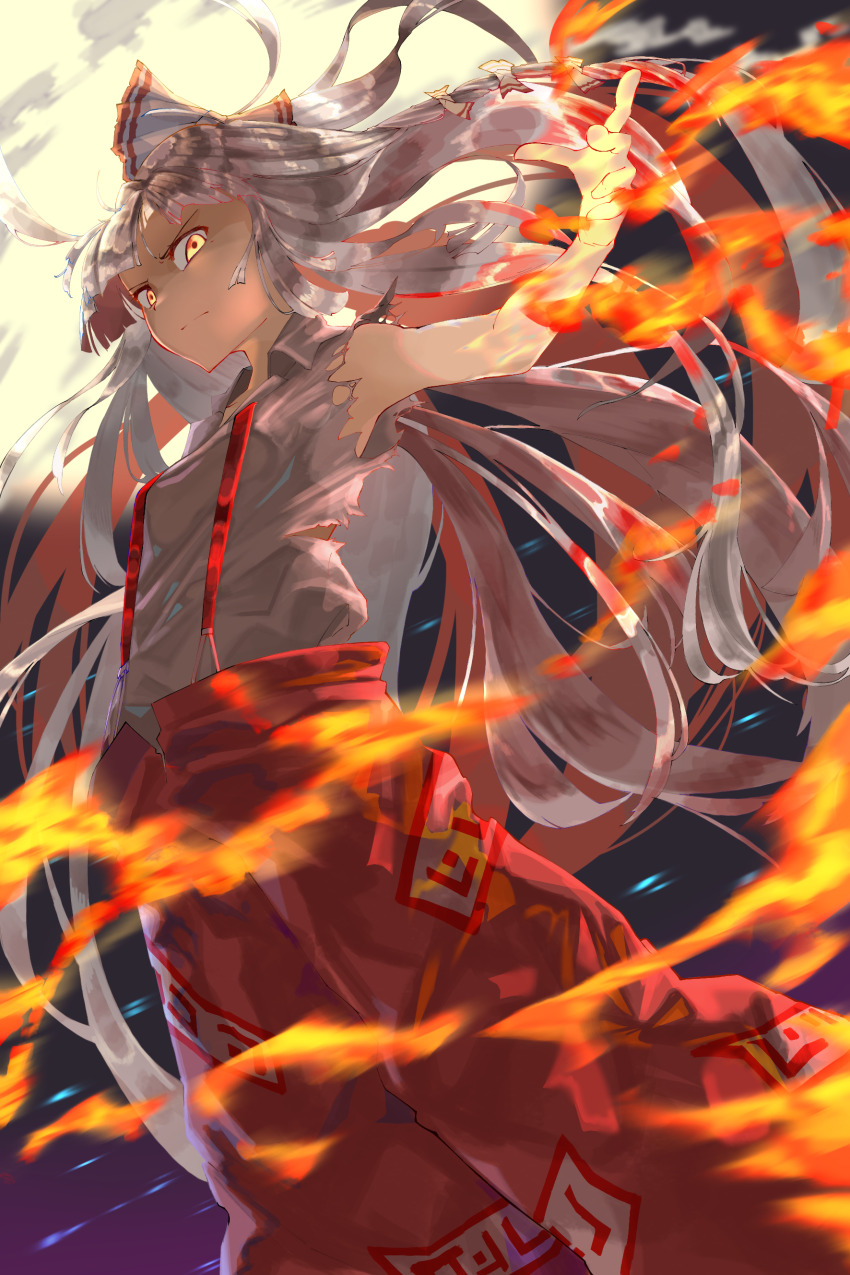 Fujiwara No Mokou (Touhou) Rule 34 Image
