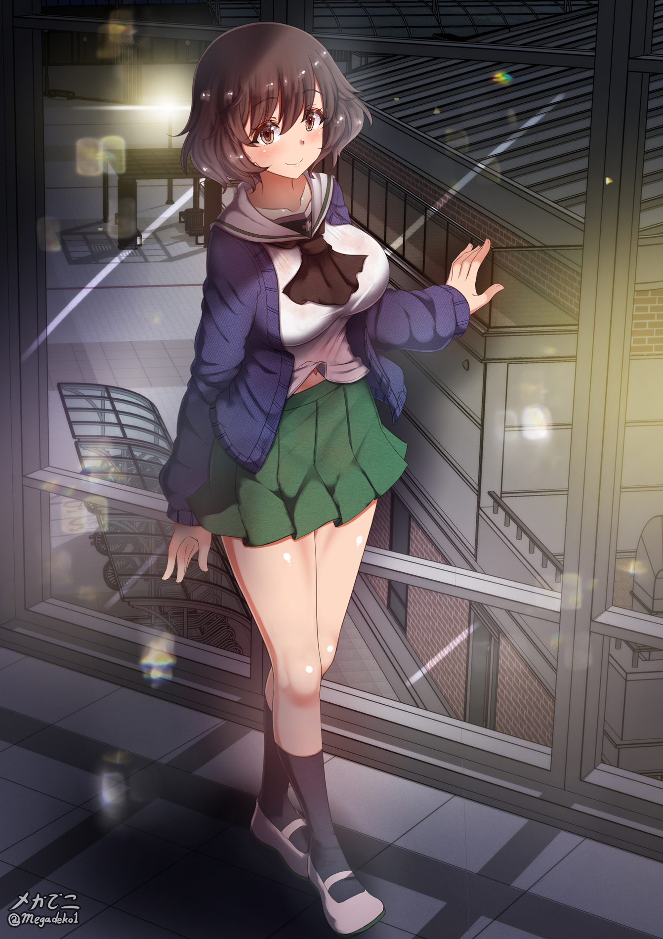 Akiyama Yukari (Girls Und Panzer) Rule 34 Image